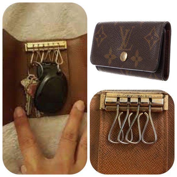 - Auc LV Monogram leather Key Holder - Picture 2 of 11